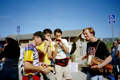 Music jam at Prince Park