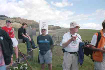 Flower at Lafferty gate for Dan Jaffe